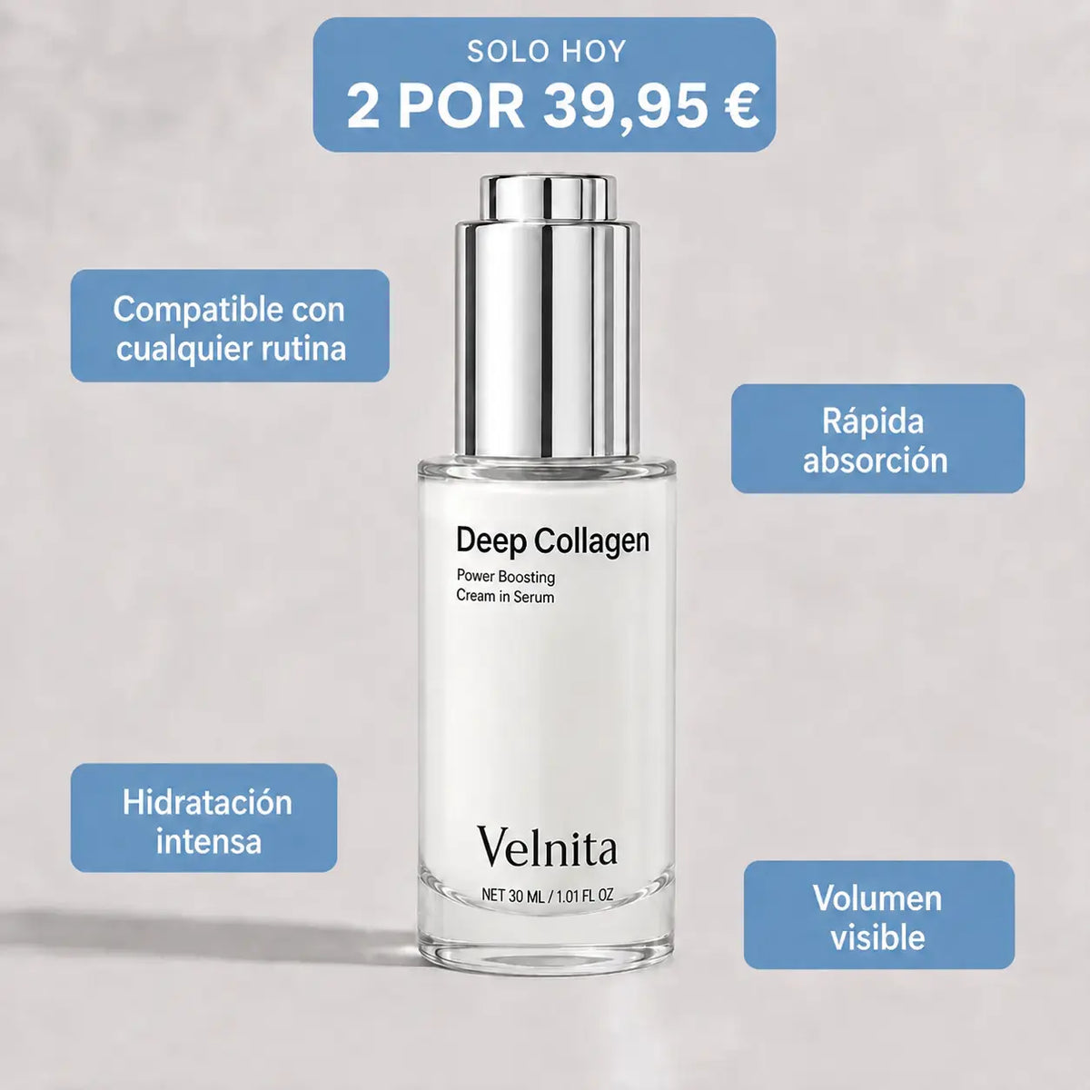VoluFine | Sérum coreano de colágeno para piel madura
