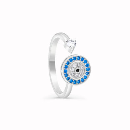 A Mi Hija - Anillo Ojo de la Suerte | Antiestrés Giratorio | Ajustable
